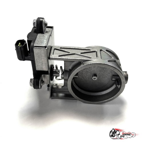 Заслонка электро с комплектом для подключения и двумя брелками + отводы 2.5 (63мм)