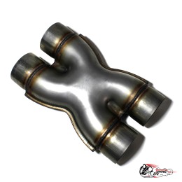 Х пайп МАГНАФЛОУ 2 входа  76 - 2 выхода 76