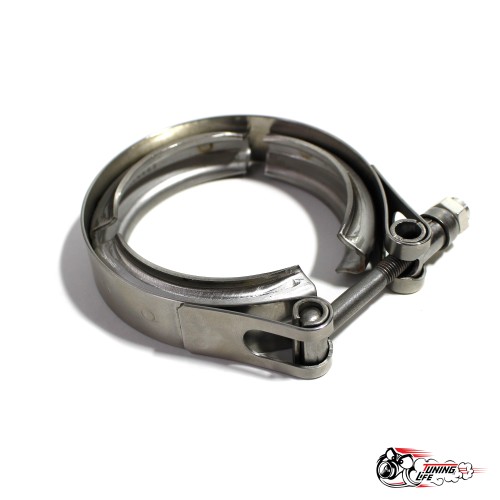 Хомут v-band с фланцами 2.5 (63мм) СТАЛЬ