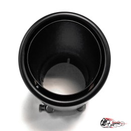 Насадка на глушитель черный мат. 63 - 89 короткая (скрытое крепление)