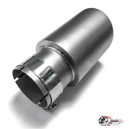 Насадка на глушитель НЕРЖ мат. с перфорацией 63 - 89