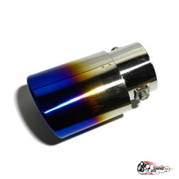 Насадка на глушитель универсальная овальная с опалом (Выход 80х60мм)