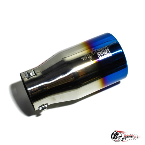 Насадка на глушитель универсальная HKS опал ровная (Выход 100мм)