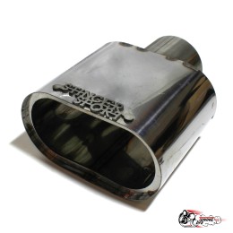 Насадка на глушитель Овал 63мм нержа