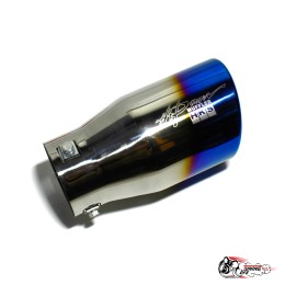 Насадка на глушитель универсальная HKS опал со скосом  (Выход 100мм)