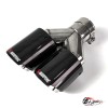 Насадка на глушитель Akrapovic Style Y (правая, глянец, 2х89mm)