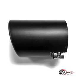 Насадка на глушитель черный мат. 63 - 89 короткая (скрытое крепление)