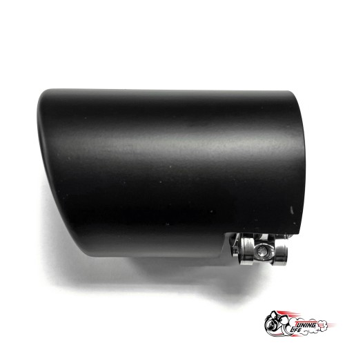 Насадка на глушитель черный мат. 63 - 89 короткая (скрытое крепление)