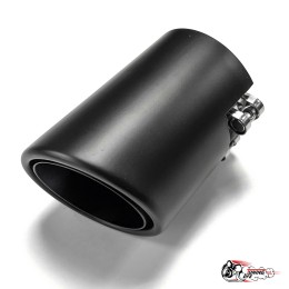 Насадка на глушитель черный мат. 63 - 89 короткая (скрытое крепление)