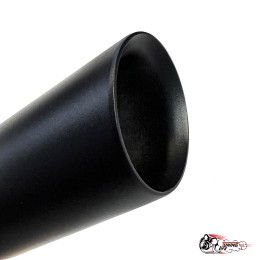 Насадка на глушитель универсальная HKS ЧЕРНЫЙ МАТ со скосом (Вход 63,выход 76)