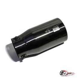 Насадка на глушитель универсальная HKS темная ровная (Выход 100мм)