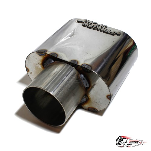 Насадка на глушитель Овал 63мм нержа