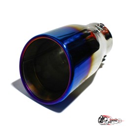 Насадка на глушитель универсальная HKS опал со скосом  (Выход 100мм)