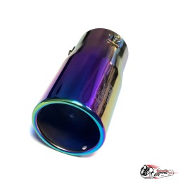 Насадка на глушитель универсальная HKS НЕО ХРОМ круг (Выход 75мм)