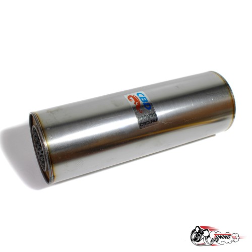 пламегаситель 10029057d с перфор. диффуз.(d100, L290, под трубу d55)мм из нерж.стали "CBD" PLIN105