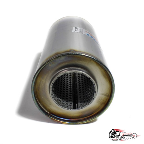 пламегаситель с перфор. диффуз.(d100, L250, под трубу d50)мм из нерж.стали "CBD" PLIN100