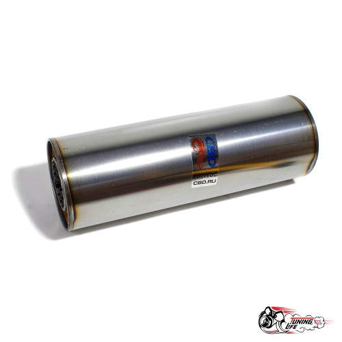 пламегаситель 10029052d с перфор. диффуз.(d100, L290, под трубу d50)мм из нерж.стали "CBD" PLIN101