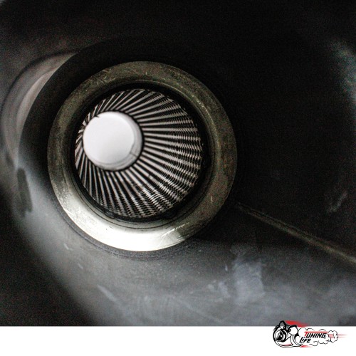 Глушитель HKS темный без опала (тихий бас) 63 вход 89 выход