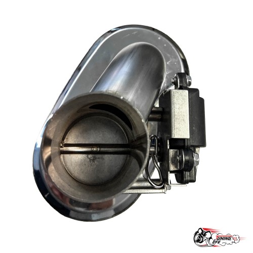 Глушитель c электро заслонкой 63мм