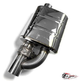 Глушитель c электро заслонкой 63мм