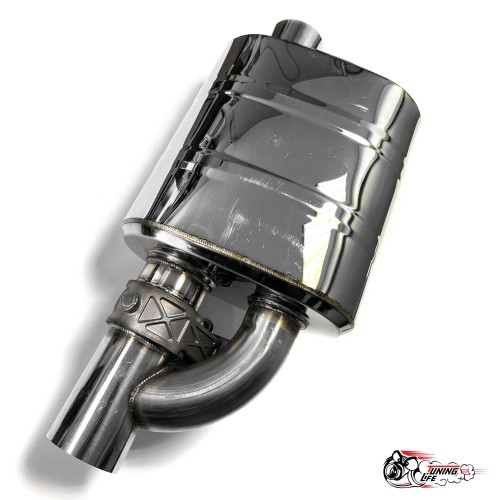 Глушитель c электро заслонкой 63мм