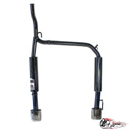 Глуш Стингер Приора седан MUTE раздвоенный с насадками