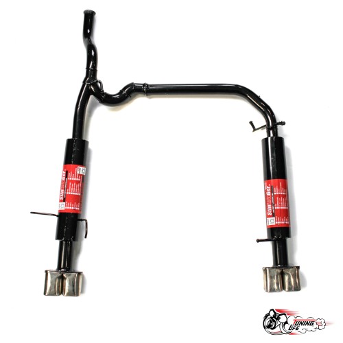 Глуш Стингер Авто 2113-14  раздвоенный с квадратными двойными насадками