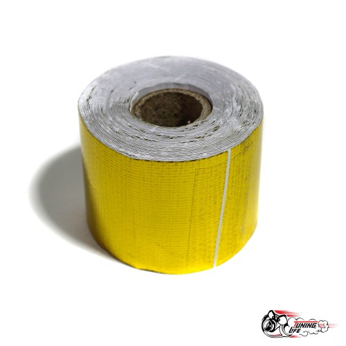 Термолента самоклеющаяся для впуска золото (тонкая) 10м