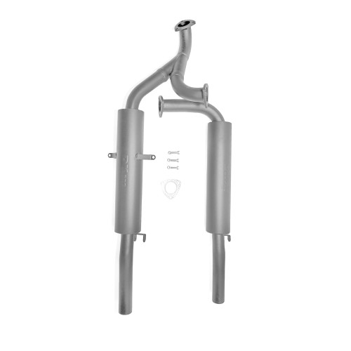 Глушитель Дк про 2101 - 2107 раздвоенный