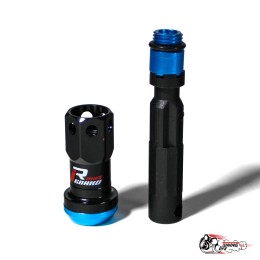 Гайки стальные MAX GUARD (с секреткой) бирюзовые 1.25