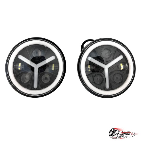 Фары светодиодные Мерседес/кольцо (LEDZILLA)