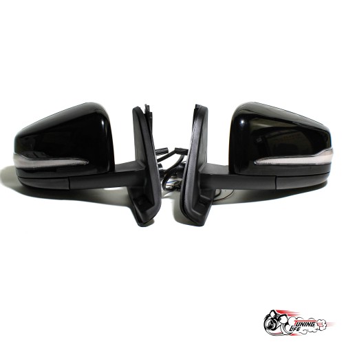 Зеркала Нива AMG ЭЛЕКТРОc 1Х повторителем, подсветка + складывание + обогрев