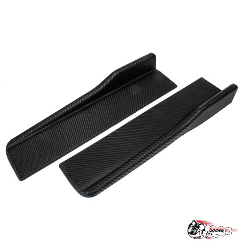 Накладки на пороги универсальные карбон (50 см)