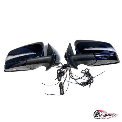 Зеркала Гранта AMG МЕХАНИКА c 1Х повторителем, подсветка + складывание + обогрев