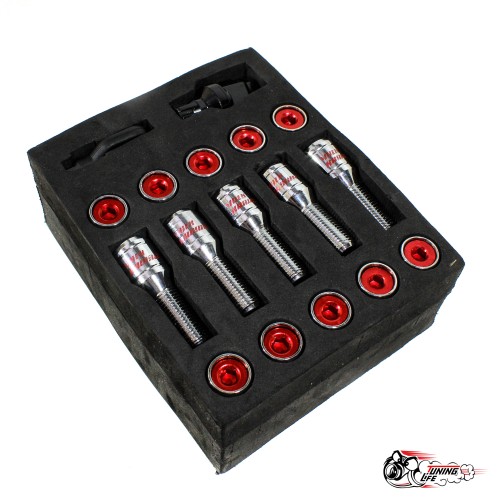 Болты колесные Volk Racing м14*1.5(Красные)