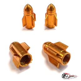 Ниппели (колпачки) ракеты золотые