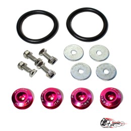 Крепления для обвесов JDM розовые