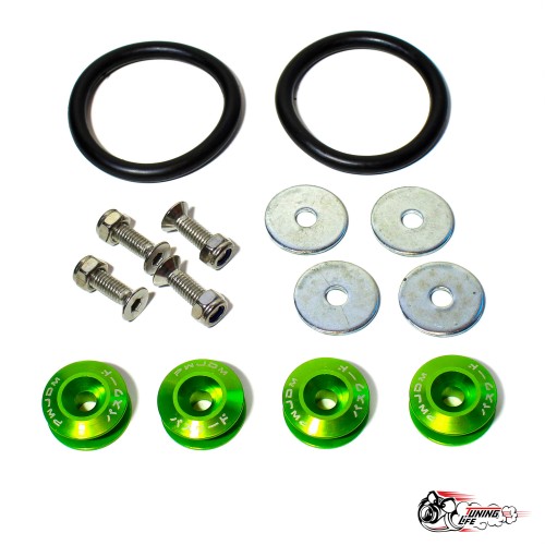 Крепления для обвесов JDM зеленые