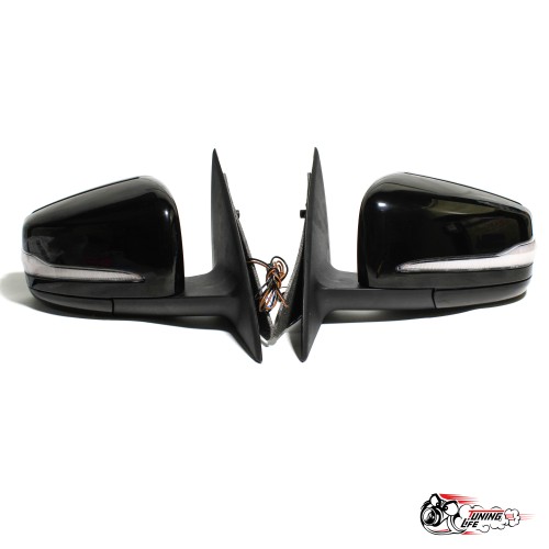 Зеркала Веста AMG ЭЛЕКТРО c 1Х повторителем, подсветка + складывание + обогрев