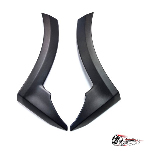 Накладки на передний бампер Веста Кросс Квазар