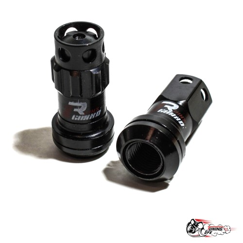 Гайки стальные MAX GUARD (с секреткой) черные 1.5