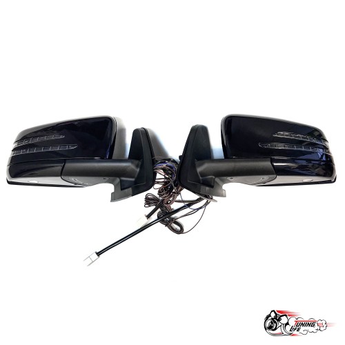 Зеркала Нива AMG МЕХАНИКА с 2х повторителем подсветка + складывание + обогрев