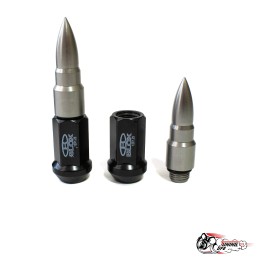 Гайки колесные Blox M12х1,25, серебро сталь пули