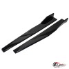 Накладки на пороги универсальные карбон глянец (85 см)