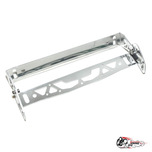 Крепление для номера JDM серебро