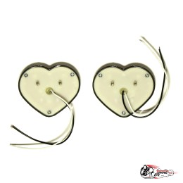 Поворотники Сердечки Желтые