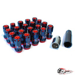 Гайки стальные MAX GUARD (с секреткой) красные 1.25