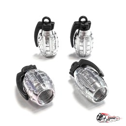 Ниппели (колпачки) гранаты серебро