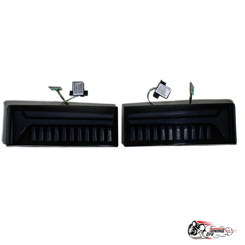 Фонари задние 2108 - 2114 АУДИ рестайлинг тонированные (4651)