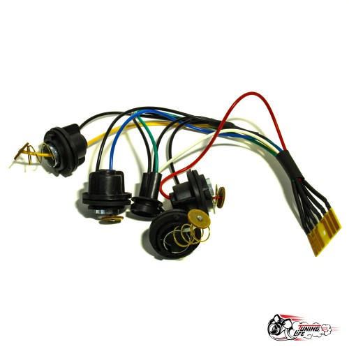 Фонари задние 2108 Баку прозрачные под патроны